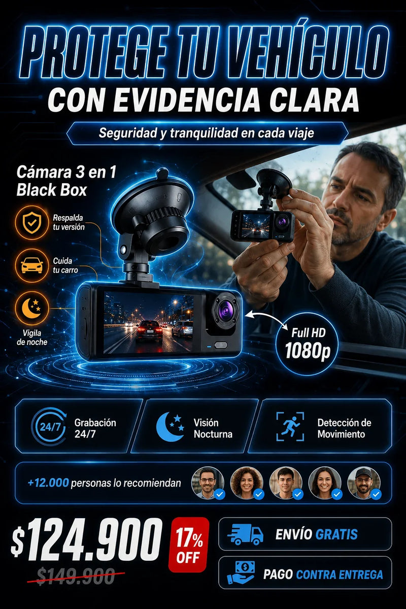 Cámara 3 en 1 Black Box